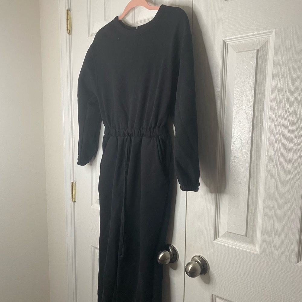 Black Sweater Jumpsuit